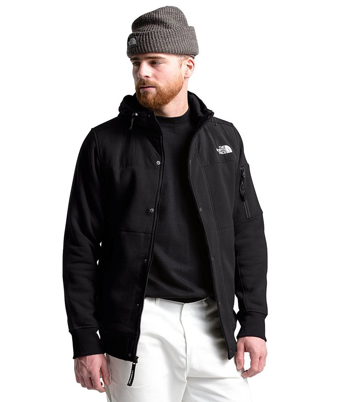 The North Face Softshell Μπουφαν Μαυρα Ανδρικα Highrail Μαλλινα Μπουφαν - Greece 5894XREMN